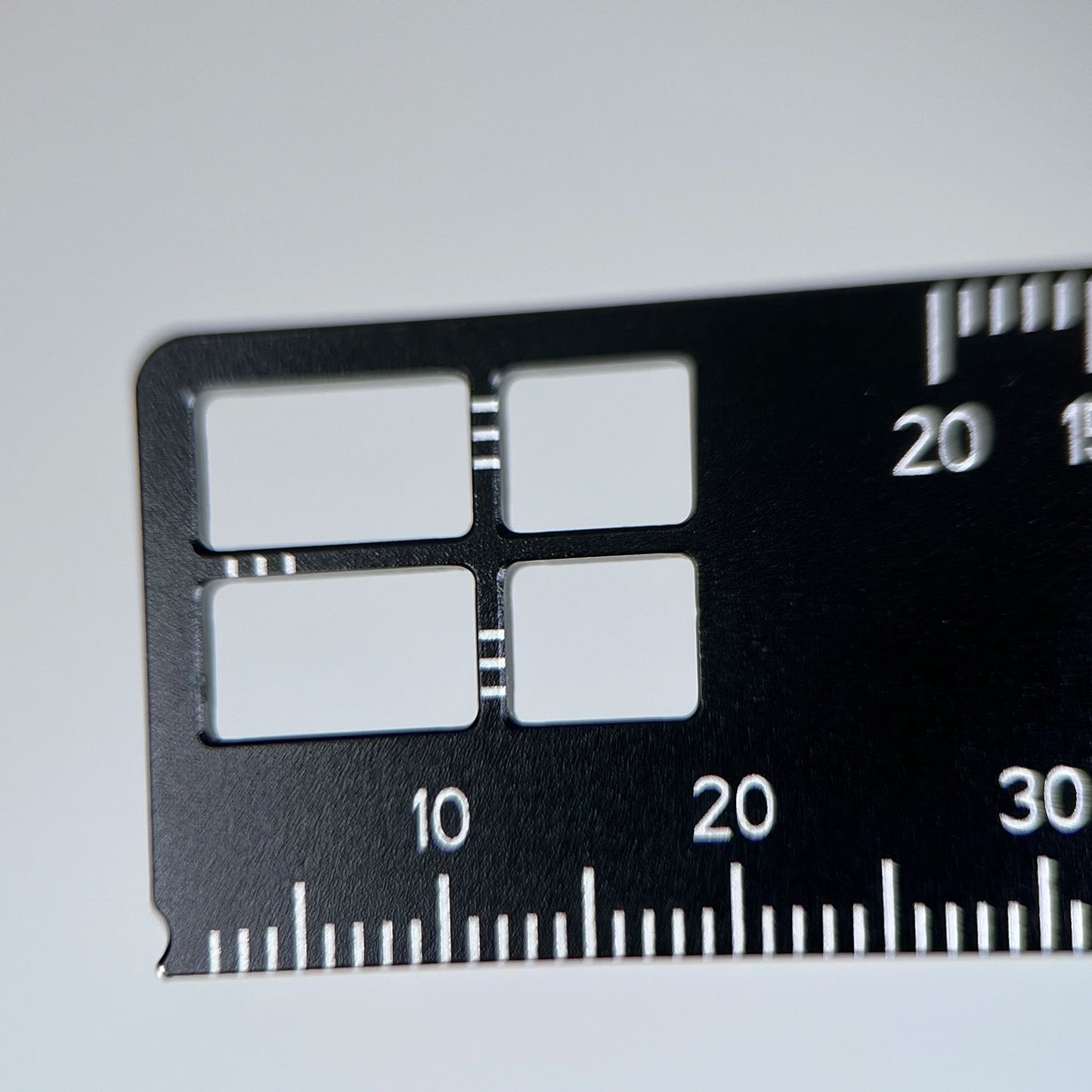 Инструмент правителя зубоврачебной точности измеряя медицинский для фотографии и стоматологии